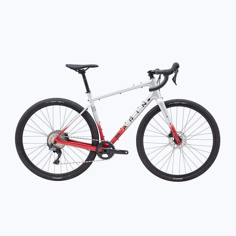 Rower gravelowy Marin Headlands 1 700C 2024 gloss chrome/chrome red/black