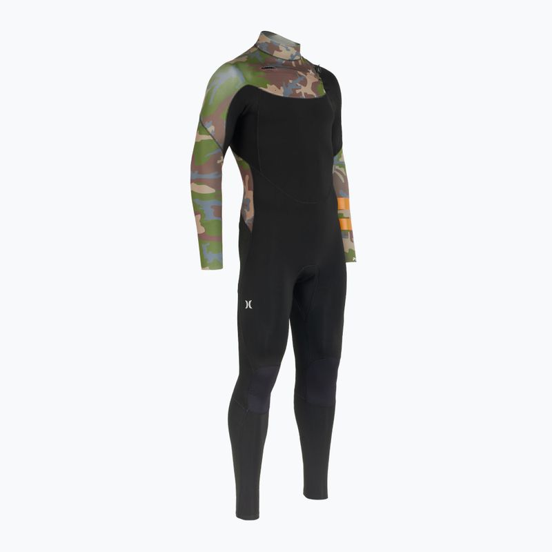 Pianka do pływania męska Hurley Plus Printed 3/2 mm Fullsuit medium brown