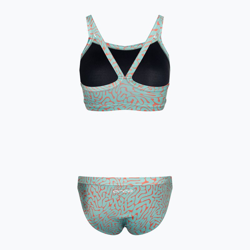 Strój pływacki dwuczęściowy damski Orca Core Bikini orange diploria 2