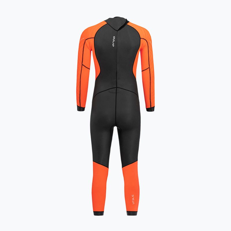 Pianka triathlonowa męska Orca Vitalis Openwater Hi Vis 2,5 mm black 2