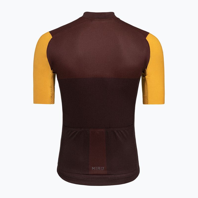 Koszulka rowerowa męska HIRU Advanced chocolate 3
