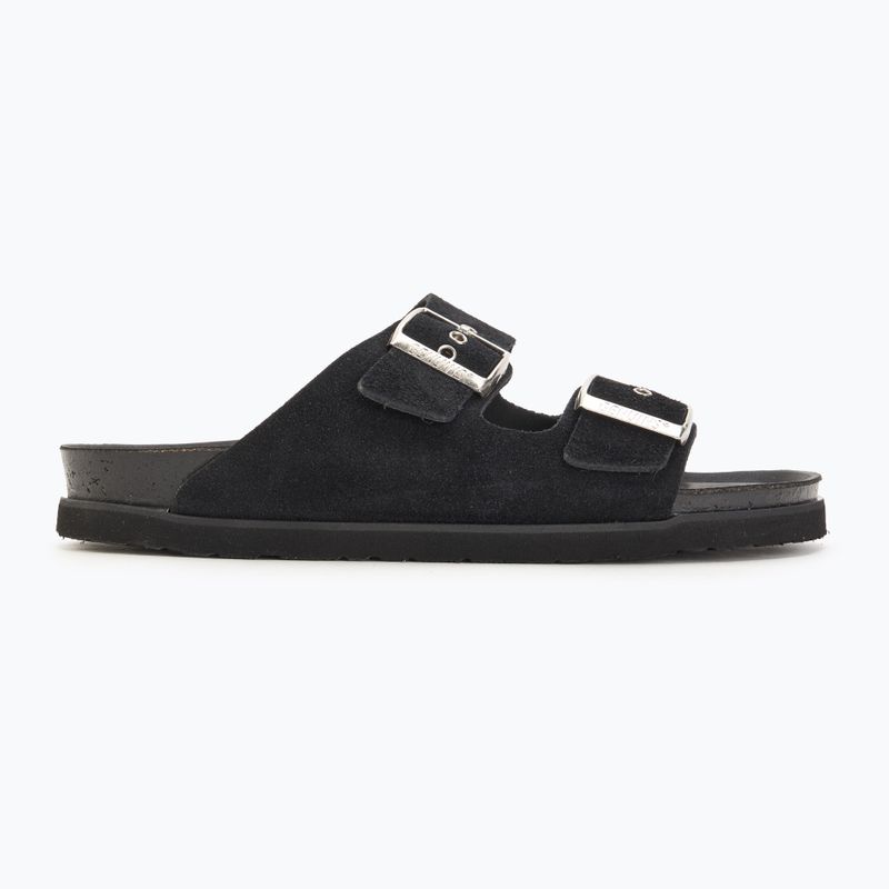 Klapki damskie Genuins Hawaii Velour black 2
