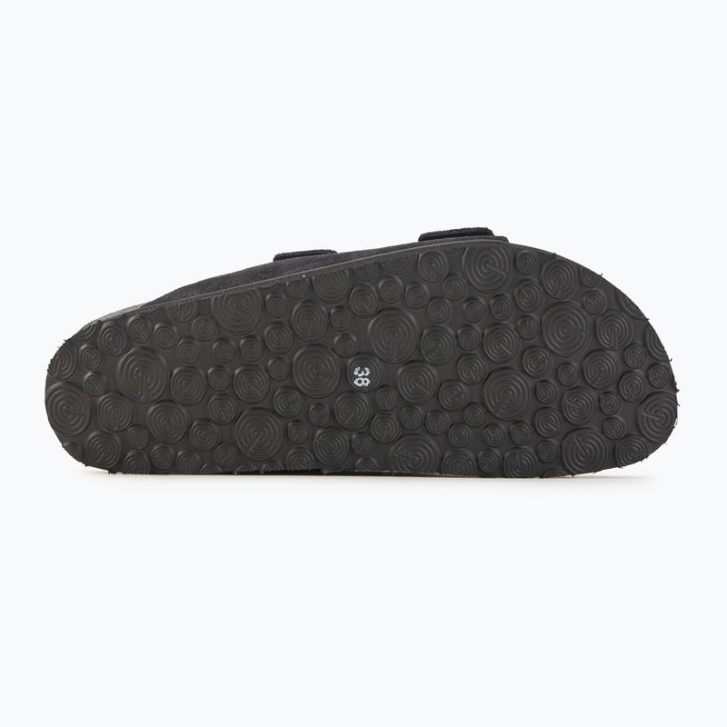 Klapki damskie Genuins Hawaii Velour black 4