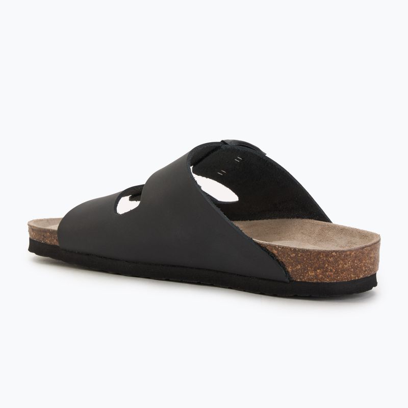 Klapki damskie Genuins Hawaii Oiled Leather black 3