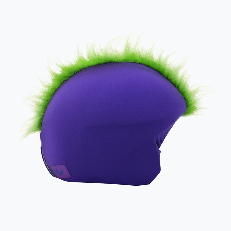 Nakładka na kask Coolcasc Green Mohican 4
