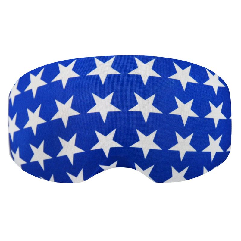 Pokrowiec na gogle COOLCASC White stars on blue 3