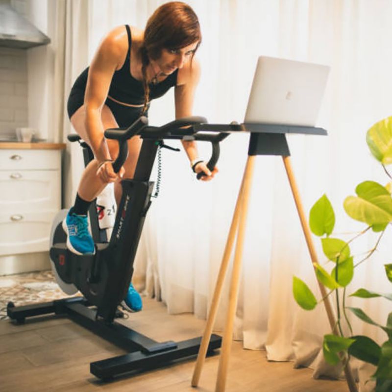 Trenażer rowerowy ZYCLE Smart Zbike czarny/czerwony 5