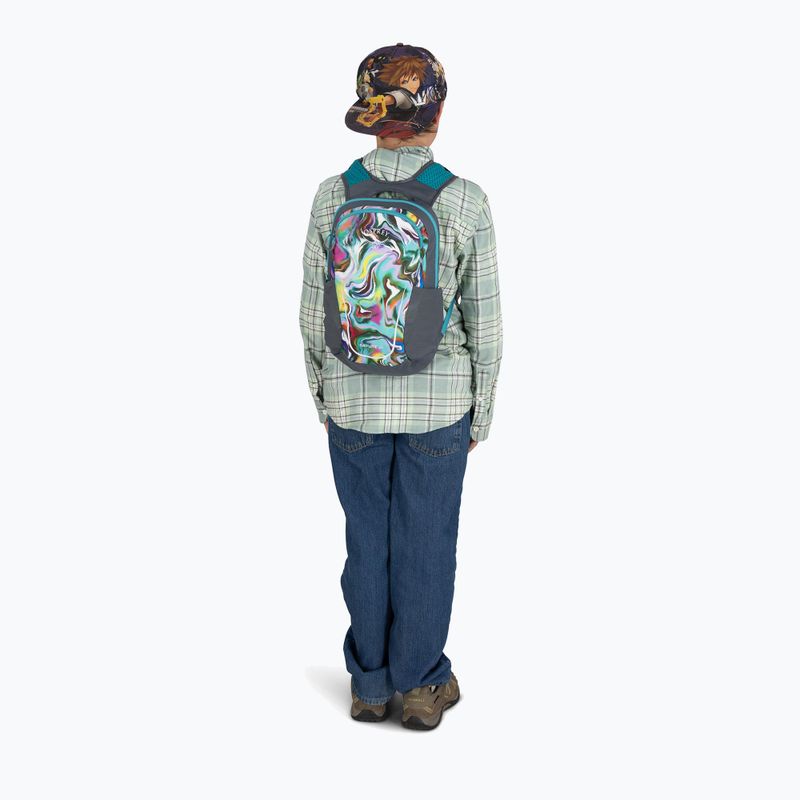 Plecak miejski dziecięcy Osprey Daylite Jr Pack 10 l euphoria rainbow print tungsten 5