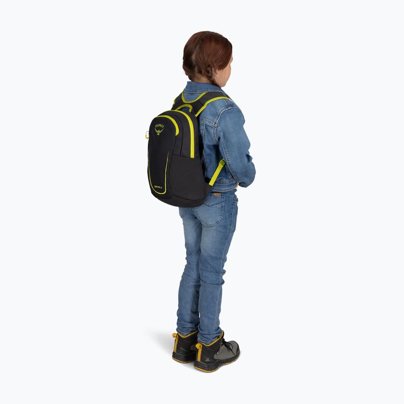 Plecak miejski dziecięcy Osprey Daylite Jr Pack 10 l black/ lemongrass 9