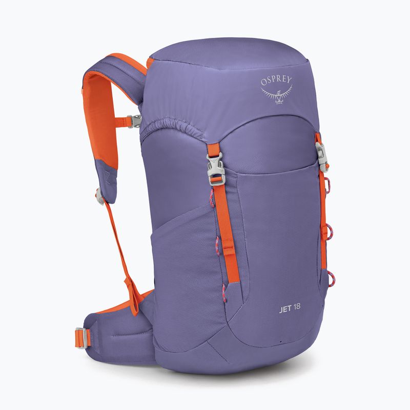 Plecak turystyczny dziecięcy Osprey Jet 18 l euphoria purple/ mars orange 2