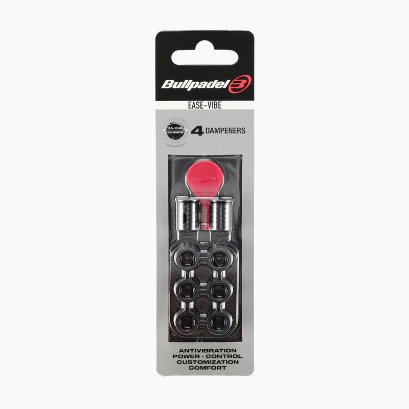 Tłumik drgań Bullpadel Ease Vibe 4 szt. black