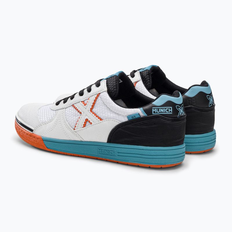 Buty piłkarskie męskie MUNICH G-3 Indoor blanco 3