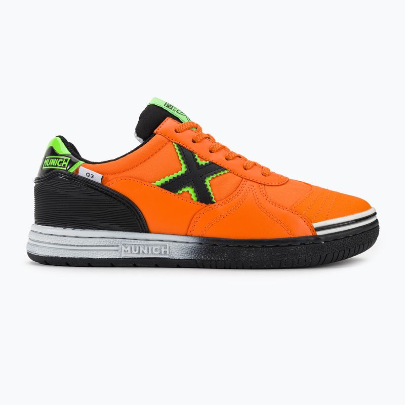 Buty piłkarskie dziecięce MUNICH G-3 Indoor naranja 2