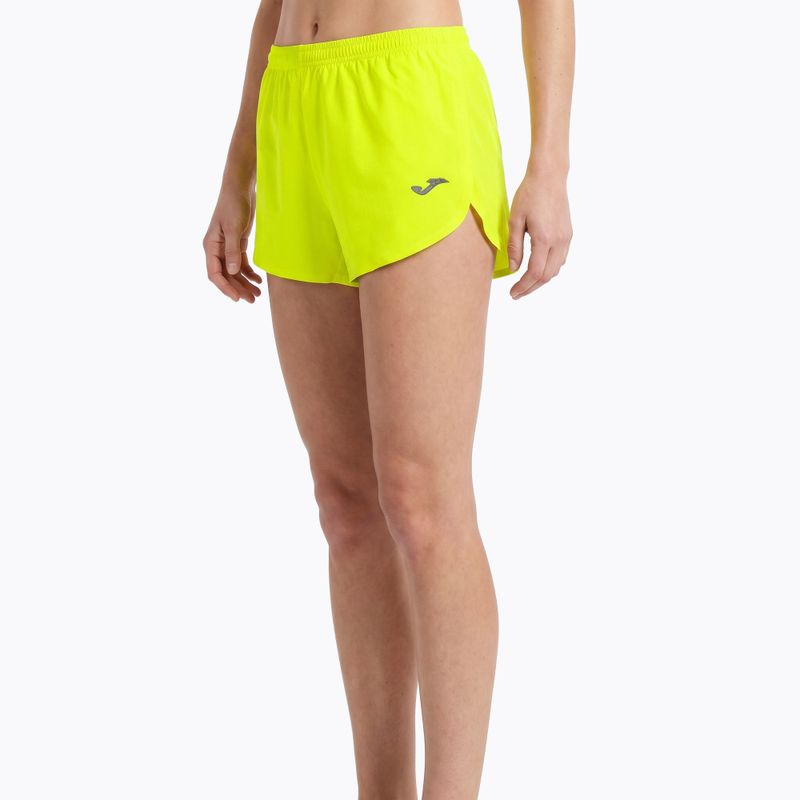 Spodenki do biegania Joma Olimpia fluor yellow 4