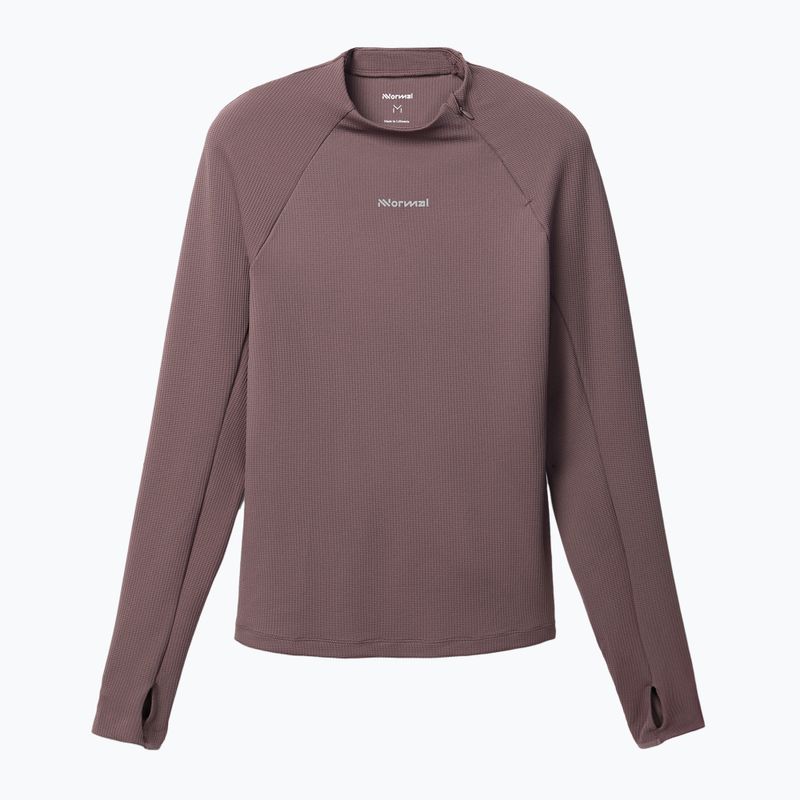 Longsleeve do biegania damski NNormal Trail purple 8