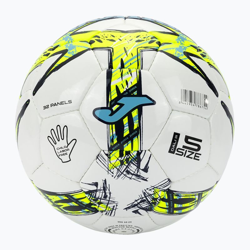 Piłka do piłki nożnej Joma Dali III yellow rozmiar 3 2