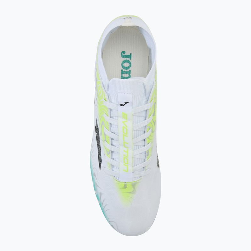 Buty piłkarskie męskie Joma Evolution Cup FG white/yellow 5