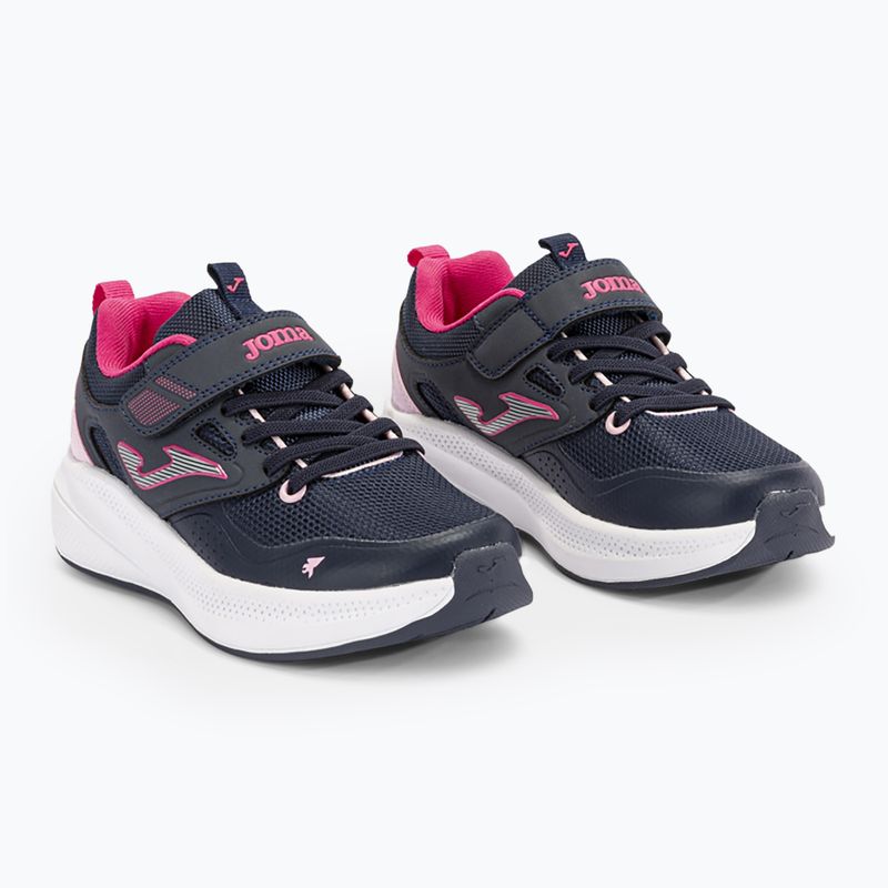 Buty dziecięce do biegania Joma Ferro navy/pink 9