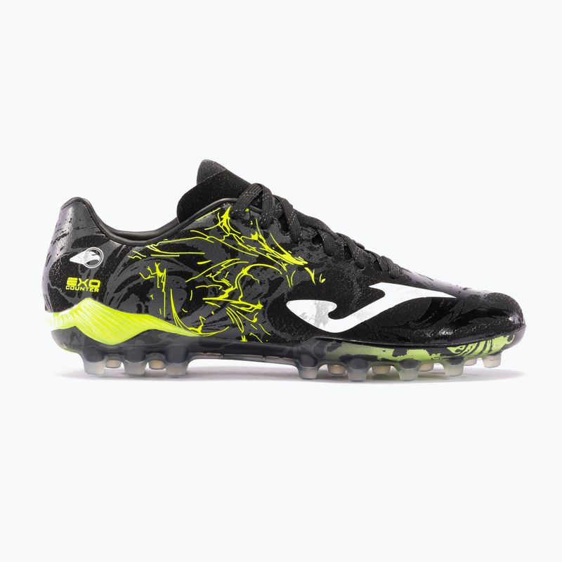 Buty piłkarskie męskie Super Copa AG black/lemon fluor 8