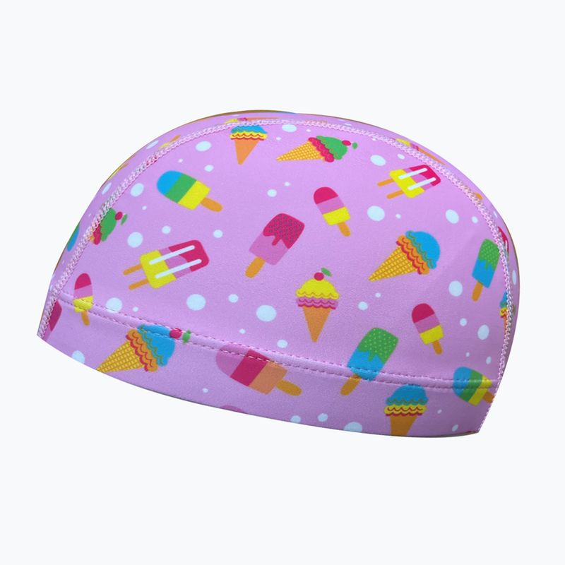 Czepek pływacki dziecięcy RAS Patterned Kid Elastane ice cream