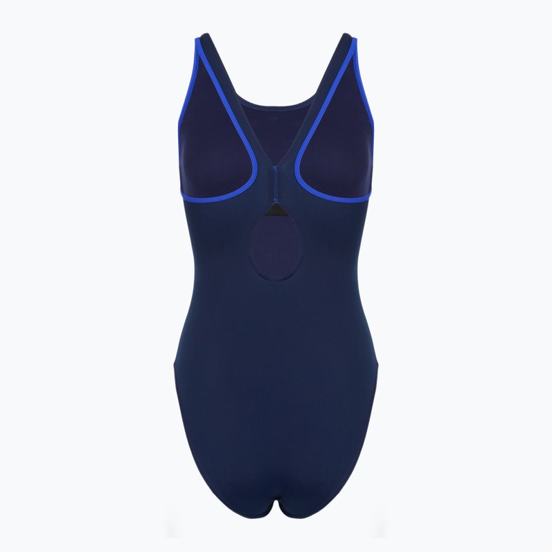 Strój pływacki jednoczęściowy damski RAS Borneo Casual Back navy 2