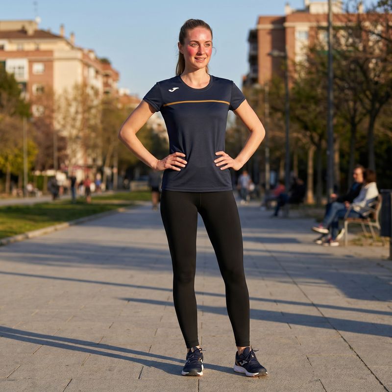 Koszulka do biegania damska Joma Record III black 9