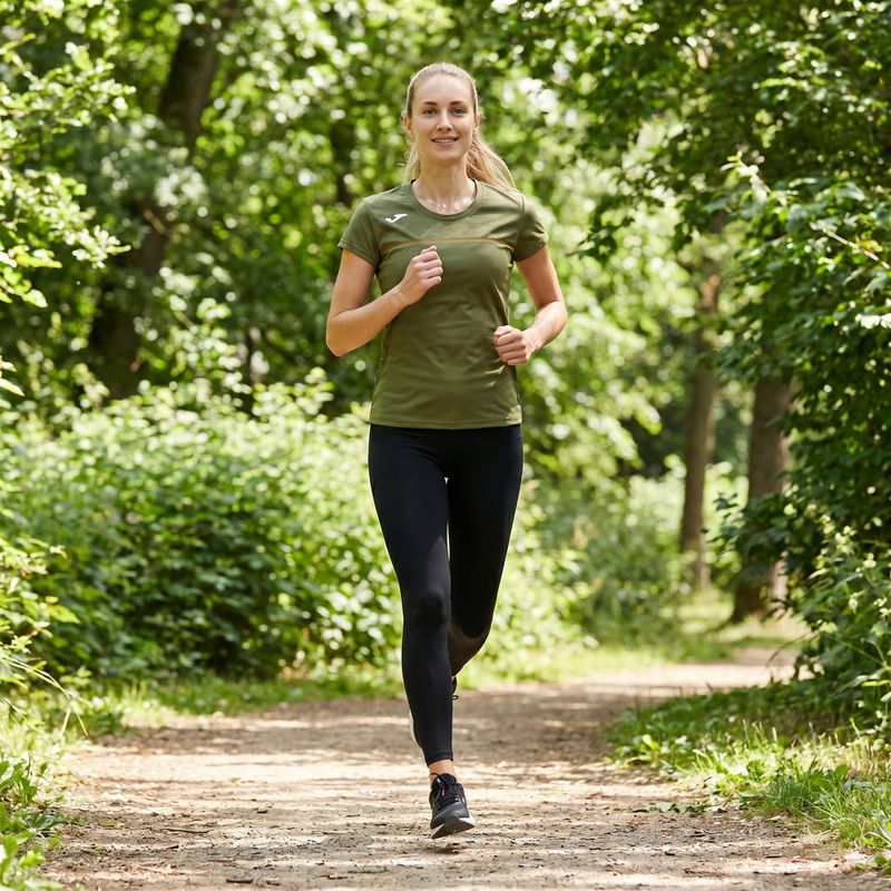 Koszulka do biegania damska Joma Record III khaki 12