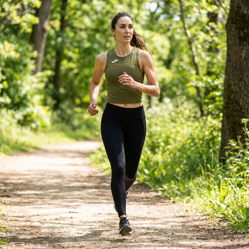 Koszulka do biegania damska Joma Record III Top khaki 8