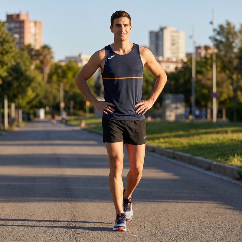 Koszulka do biegania męska Joma Record III black 5