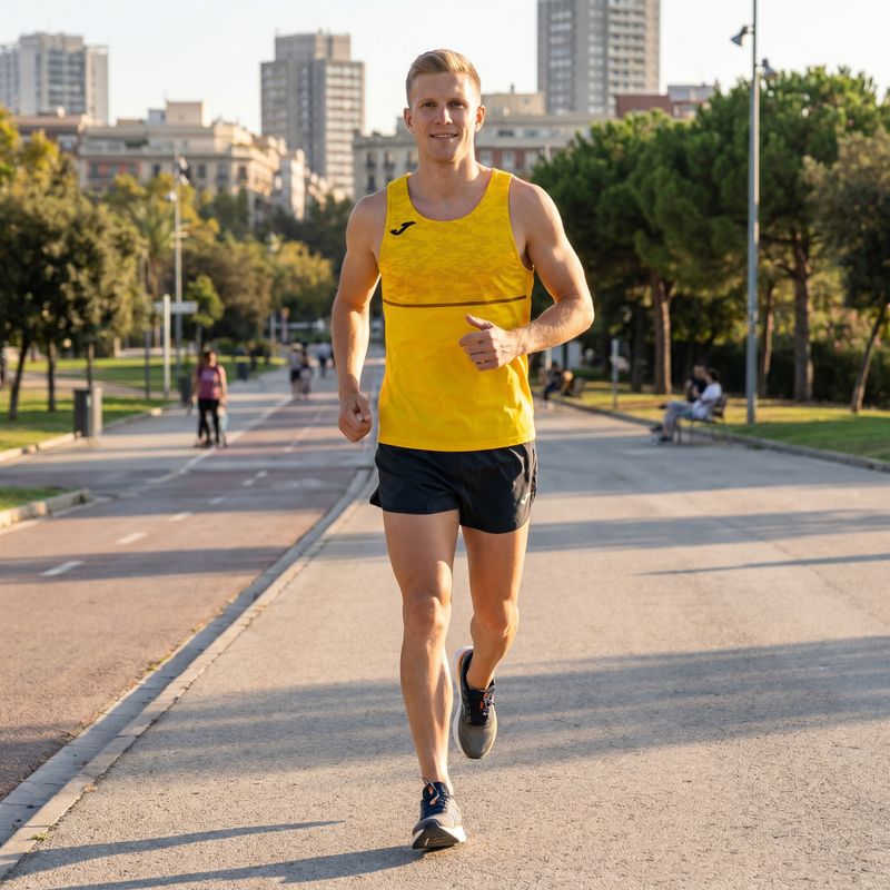 Koszulka do biegania męska Joma Record III yellow 7