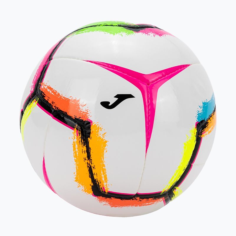 Piłka do piłki nożnej Joma Halley II white/fluor pink rozmiar 4 2