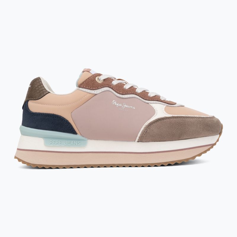 Buty damskie Pepe Jeans Rusper Combi mud brown 2
