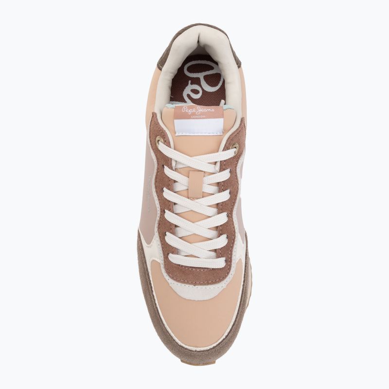Buty damskie Pepe Jeans Rusper Combi mud brown 5
