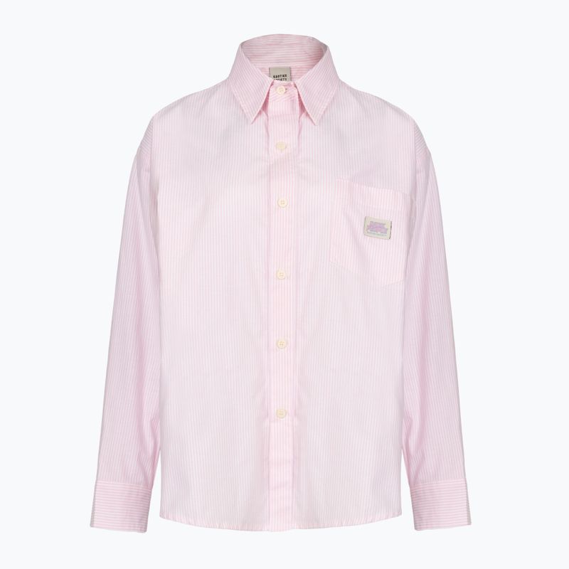Koszula damska Kaotiko Stripes Dark People pink/white