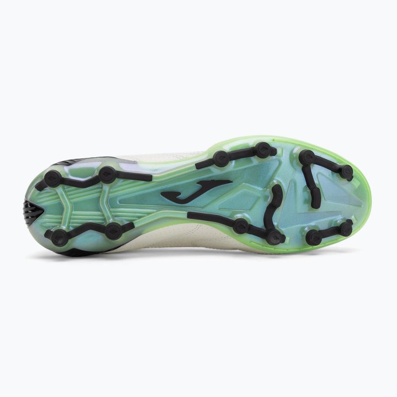Buty piłkarskie męskie Joma Evolution FG white/green 4