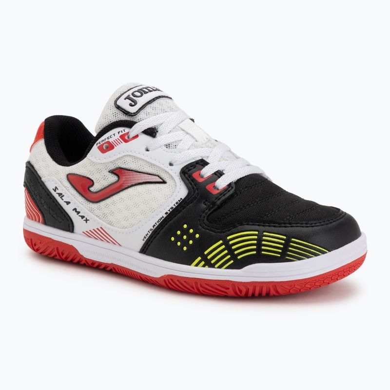 Buty piłkarskie dziecięce Joma Sala Max Jr IN white/black