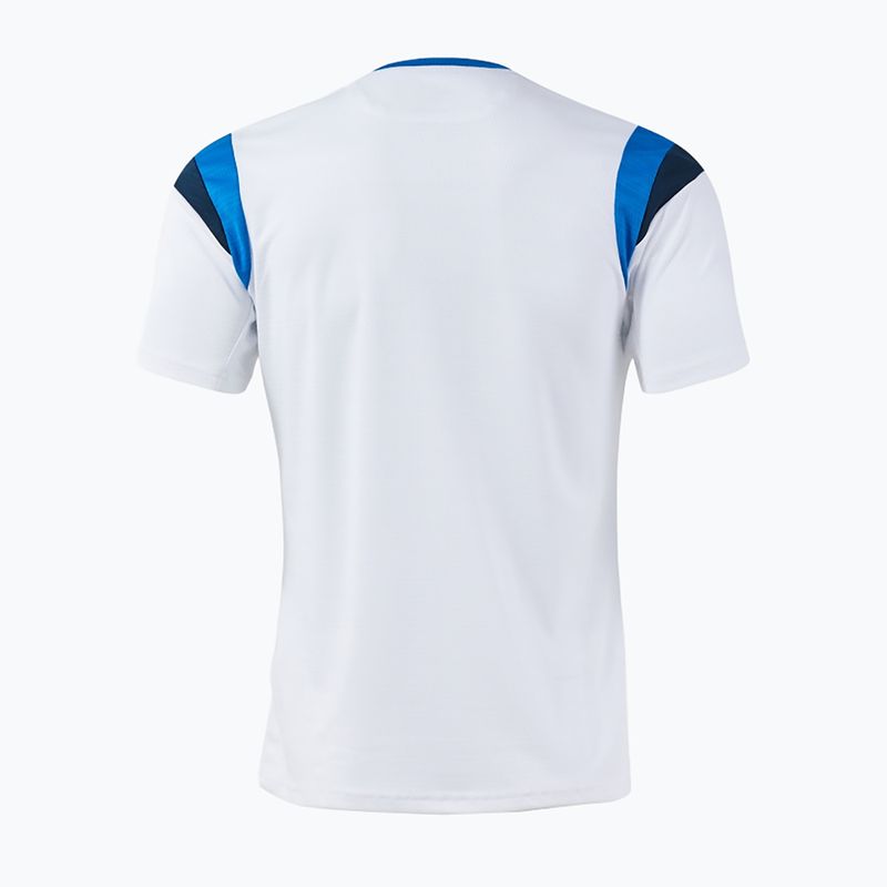 Koszulka tenisowa męska Joma Terra white/royal 2