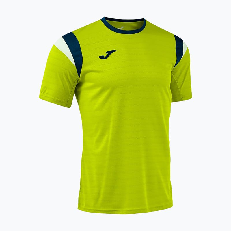 Koszulka tenisowa męska Joma Terra lime/dark navy 3