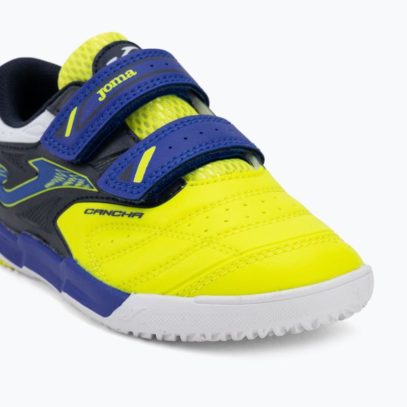 Buty piłkarskie dziecięce Joma Cancha Jr IN fluor yellow 7