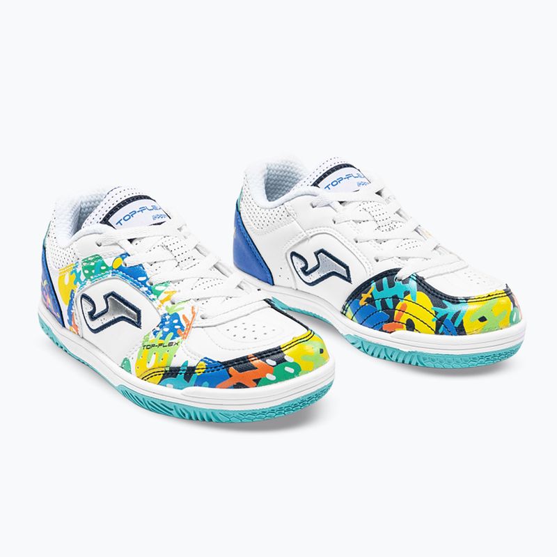 Buty piłkarskie dziecięce Joma Top Flex Jr IN white 9