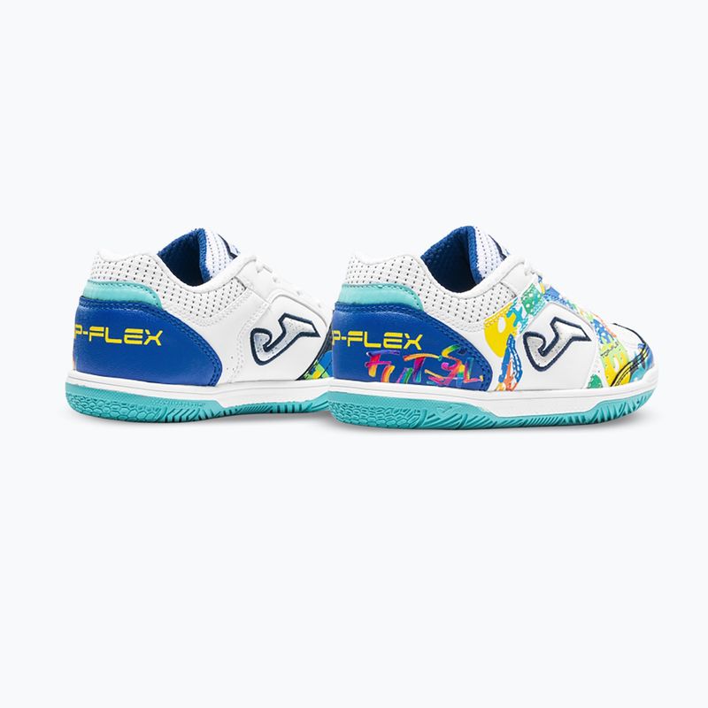 Buty piłkarskie dziecięce Joma Top Flex Jr IN white 10