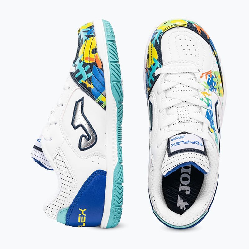 Buty piłkarskie dziecięce Joma Top Flex Jr IN white 11