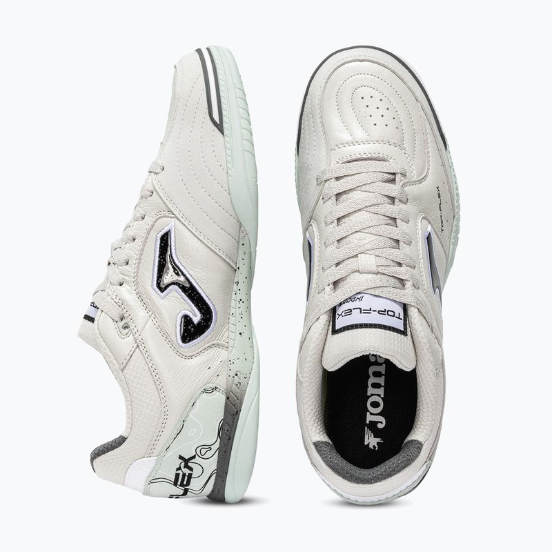 Buty piłkarskie męskie Joma Top Flex Indoor light grey 4