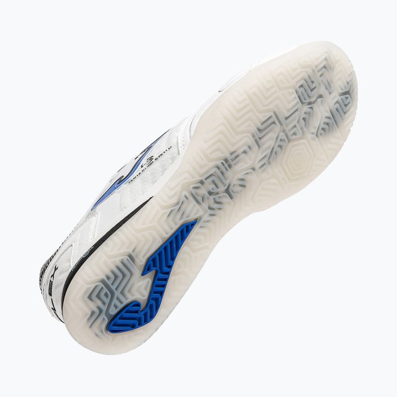 Buty piłkarskie męskie Joma Top Flex Ultralight Indoor white/royal blue 5