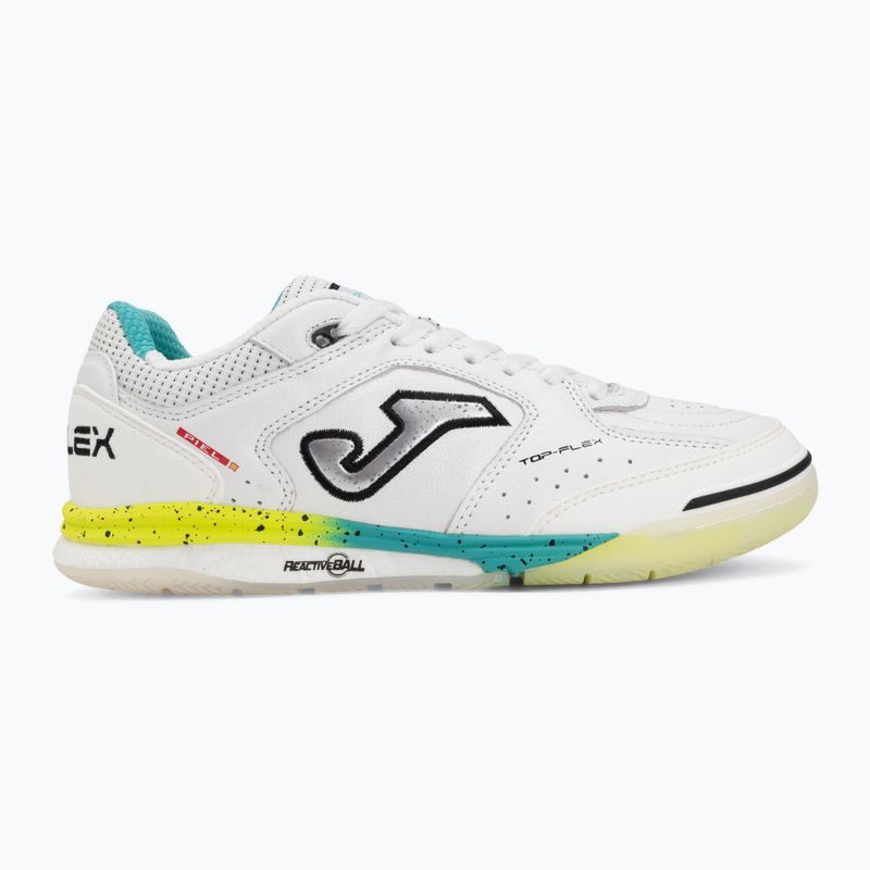 Buty piłkarskie męskie Joma Top Flex Rebound Indoor white 2