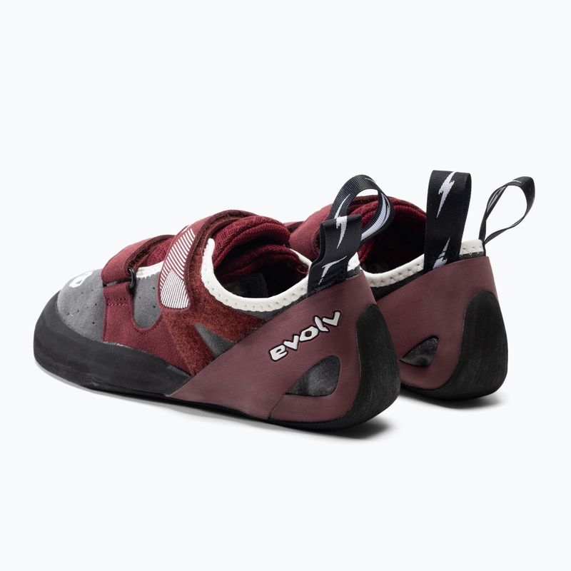 Buty wspinaczkowe męskie Evolv Elektra grey/merlot 3