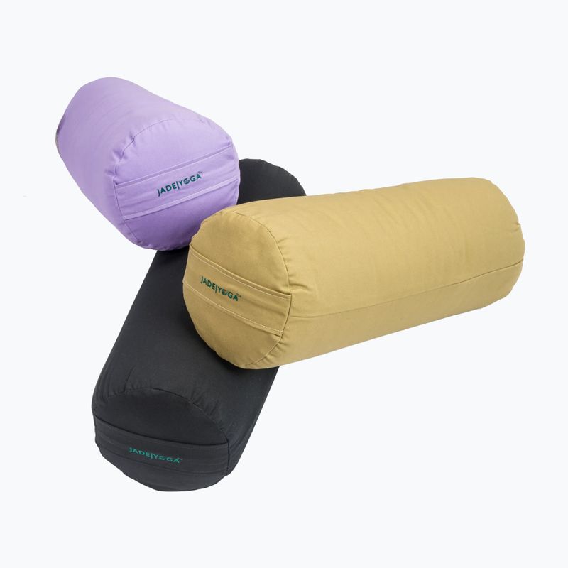 Bolster do jogi JadeYoga Organic Cotton Rectangular Bolster lavender 2