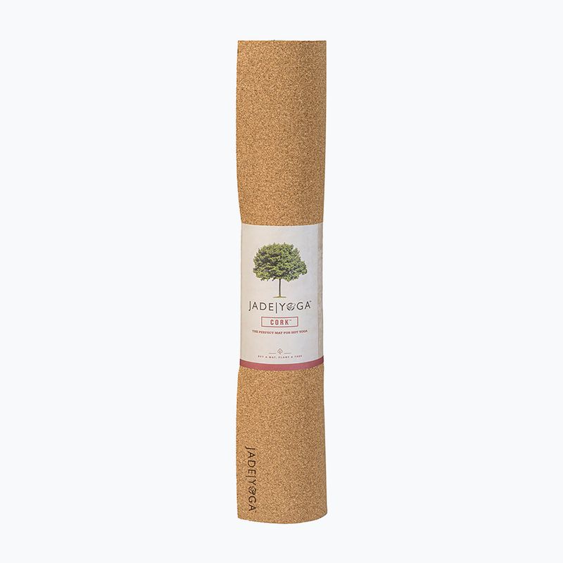 Mata do jogi JadeYoga Cork 72'' 4,5 mm natural 6