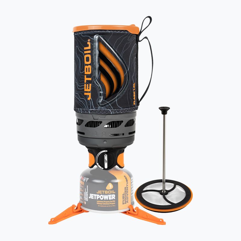 Kuchenka turystyczna Jetboil New Flash Java Personal Cooking Sysytem + Coffee Press Silicone topo 2