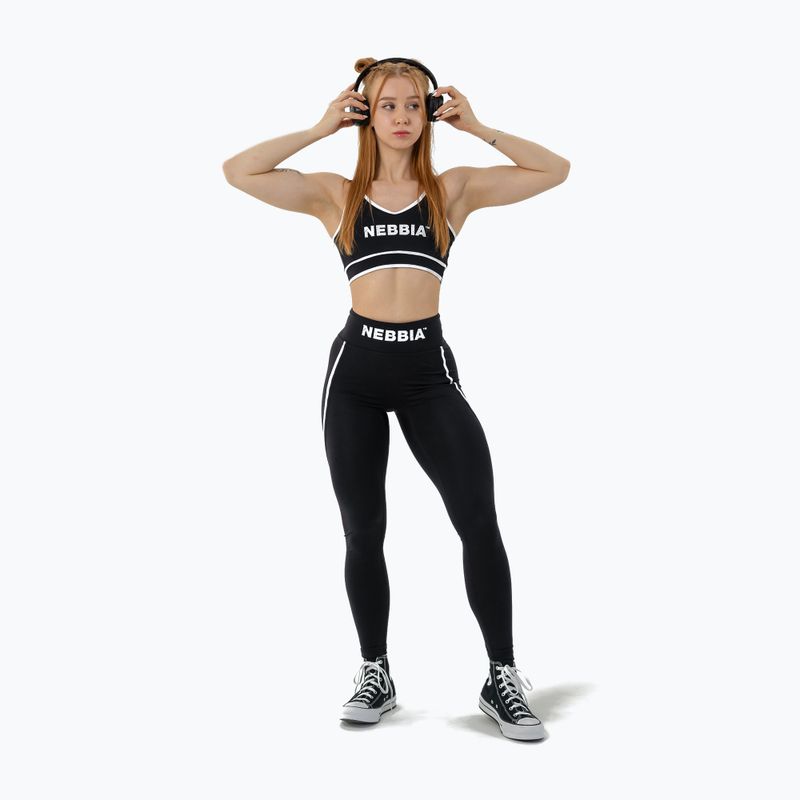 Top treningowy damski NEBBIA Support Sports Bra My Rules black 2